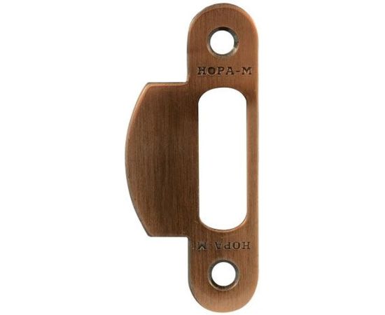 Ответная планка НОРА-М 504.18 ст.медь 80мм с заходом 8575 