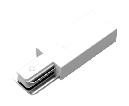 Адаптер питания для подключения трековых шинопроводов GAUSS к сети белый 1/50 TR114 