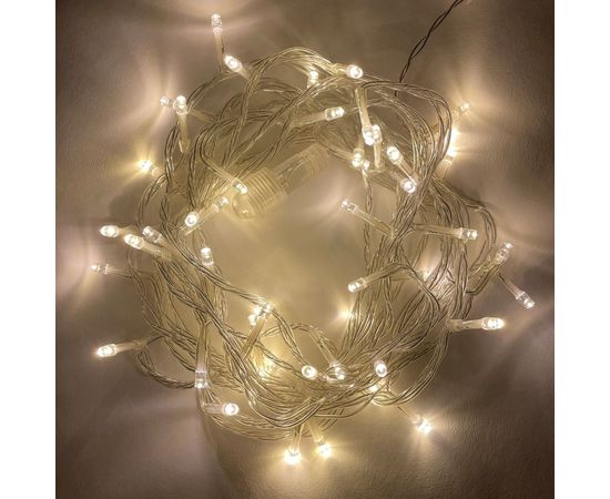 Гирлянда ЭРА ENON5B LED, Нить, 5 м, теплый свет, 24V, IP44 Б0041904 