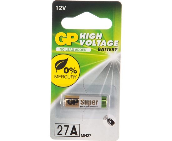 Высоковольтная батарейка GP 27AF 12В 1шт 27AFRA-2C1 