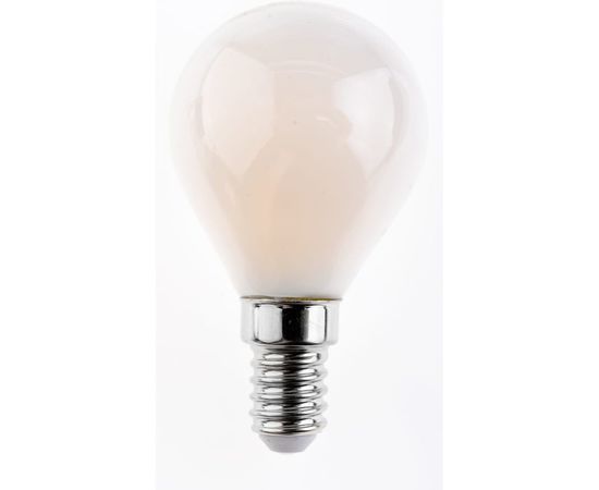 Лампа Gauss Filament шар, 9W, 610lm, 4100К, Е14, milky, диммируемая, LED, 1/10/50 105201209-D 