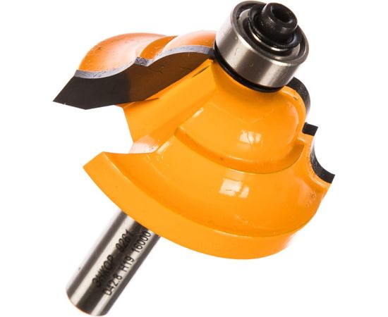 Фреза кромочная калевочная (42.8х19 мм; R 6.35 мм; хвостовик 8 мм) по дереву Энкор 9261 