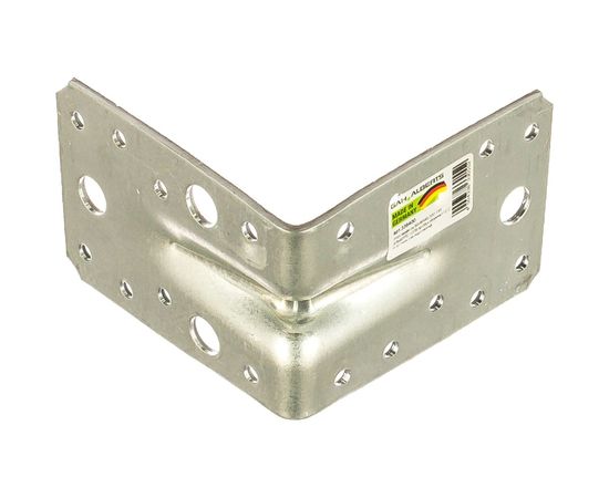 Перфорированный уголок GAH ALBERTS усиленный, оцинкованный 90х90х65х2,5мм, 336400 