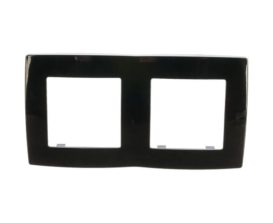 Рамка на 2 поста ЭРА 12-5002-06 12, чёрный Б0014756 