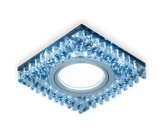 Точечный светильник Gauss Backlight черный/кристалл/хром Gu5.3 LED подсветка 4100K BL032 