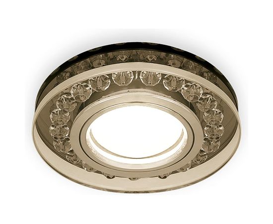 Точечный светильник Gauss Backlight черный/кристалл/хром Gu5.3 LED подсветка 2700K BL046 