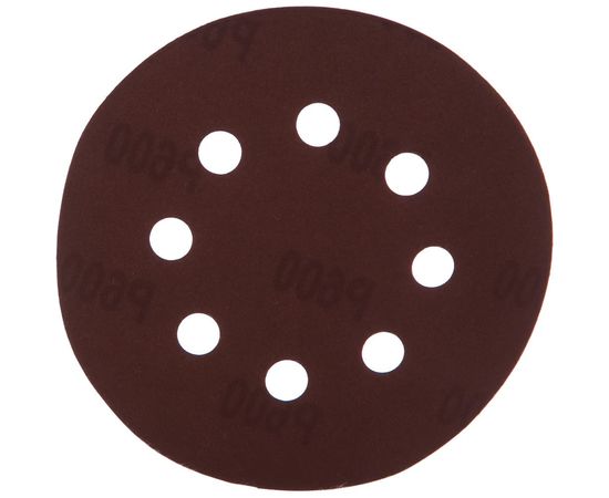 Круг абразивный на ворсовой подложке под липучку (125 мм, Р600, 5 шт.) MATRIX 73817 – изображение 3