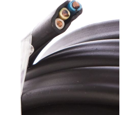 Кабель ЭлПроКабель твердый плоский негорючий малодымный ВВГп-нгА LS 3x2,5 10М ГОСТ 4630017849093 – изображение 3