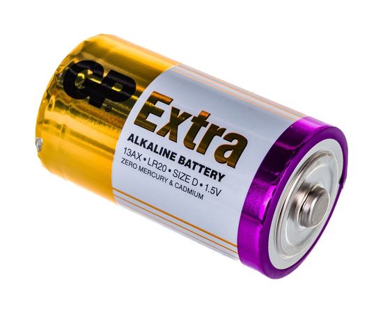 Алкалиновые батарейки GP LR20 2 шт Extra Alkaline 13А 13AX-2CR2 Extra – изображение 2