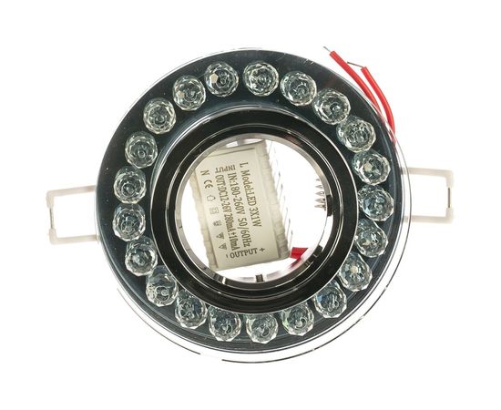 Точечный светильник Gauss Backlight черный/кристалл/хром Gu5.3 LED подсветка 2700K BL046 – изображение 2