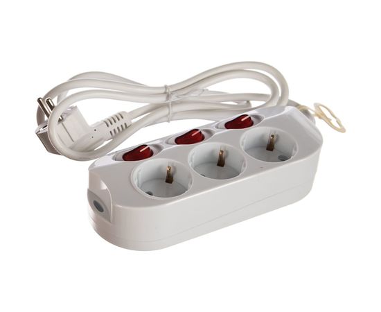 Удлинитель СТАРТ с заземлением и защитой от детей, 3 розетки, 1.5 метра С/У S 3x1-ZDIV – изображение 2