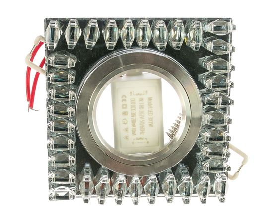 Точечный светильник Gauss Backlight черный/кристалл/хром Gu5.3 LED подсветка 4100K BL032 – изображение 2