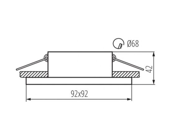 Точечный светильник KANLUX SIMEN DSL W/W/B 29130 – изображение 2