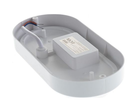Светильник Gauss ЖКХ Elementary овал 15W 1200lm 6500K 160-260V IP65 200х98х46мм белый LED 1/40 161411315 – изображение 2