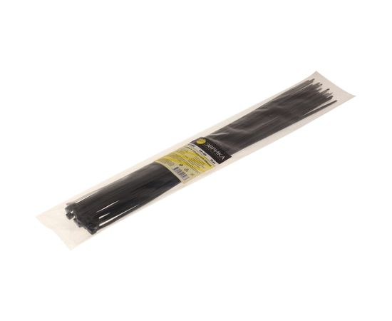 Универсальный пластиковый хомут ЭВРИКА черный 5.0x400мм ER-15402 – изображение 6