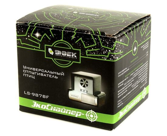 Ультразвуковой отпугиватель птиц ЭКОСНАЙПЕР LS-987BF – изображение 2