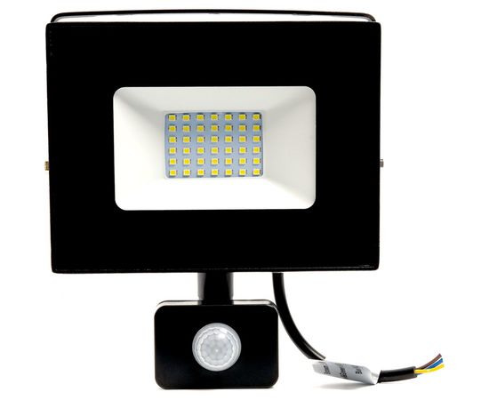 Светодиодный прожектор FERON LL-908 с датчиком 50W 6400K 230V черный IP44 198*213*55мм 29558 – изображение 5