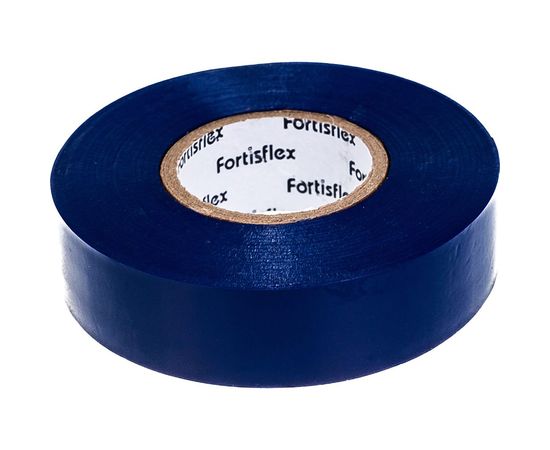 Изолента ПВХ FORTISFLEX 19 ммх0.15 ммх20 м синяя 71235 – изображение 3