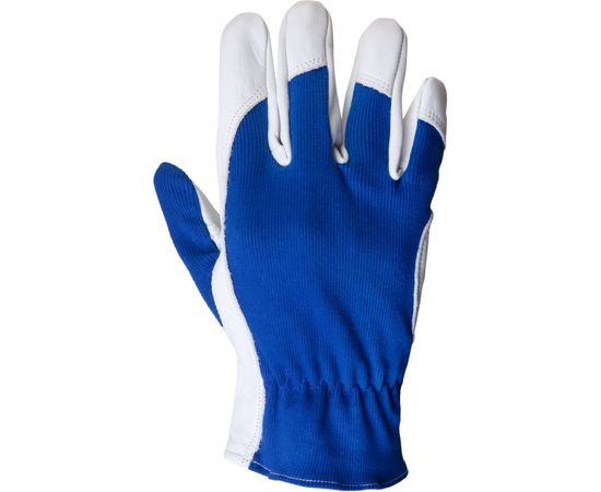 Кожаные перчатки Jeta Safety Locksmith синий/белый JLE321-10/XL – изображение 5