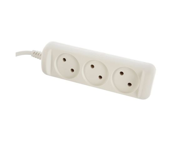 Удлинитель ЭРА U-3-5m Россия без зазeмления, 2х1мм2, 10А, ПВС, 3гн, 5м Б0028356 – изображение 5