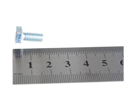 Болт Стройметиз полная резьба DIN933 М6х12, класс прочности 5.8, цинк 100 шт. 3011208 – изображение 3