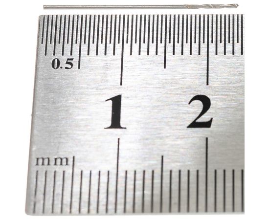 Сверло по металлу (0.6х7х24 мм; ц/х; Р6М5) Туламаш ТМ 54398 – изображение 2
