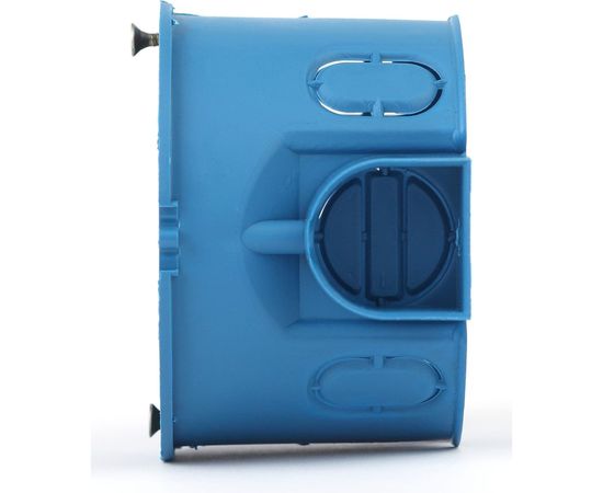 Установочная коробка ЭРА КУТС 68х45мм для твердых стен саморез, стыковочные узлы синяя IP20 Б0039186 – изображение 2