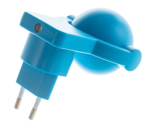 Розеточный светильник с фиксированной проекцией и датчиком освещённости Gauss 0,5W, синий DIY0033 – изображение 5