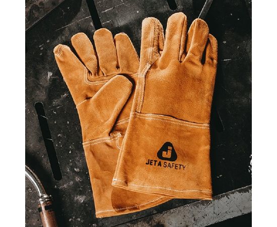 Перчатки сварщика Jeta Safety Ferrus Light, цвет желтый, JWK201-XL – изображение 3