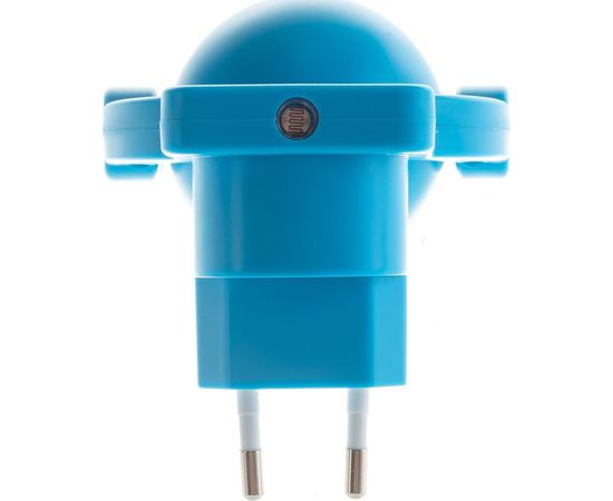 Розеточный светильник с фиксированной проекцией и датчиком освещённости Gauss 0,5W, синий DIY0033 – изображение 6