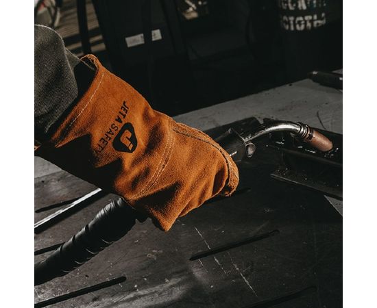 Перчатки сварщика Jeta Safety Ferrus Light, цвет желтый, JWK201-XL – изображение 2