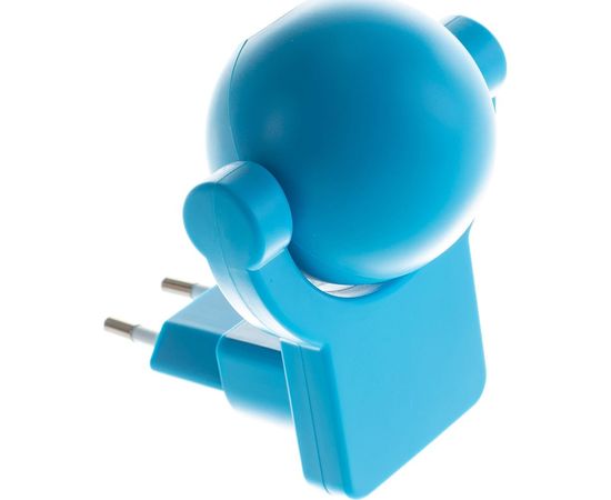 Розеточный светильник с фиксированной проекцией и датчиком освещённости Gauss 0,5W, синий DIY0033 – изображение 7