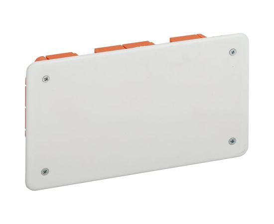 Распаячная коробка ЭРА KRT 172х96х45мм, для твердых стен, саморезы, крышка, IP20 70/630 Б0047259 