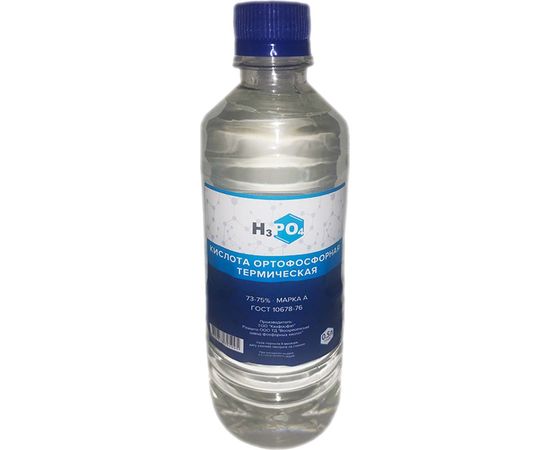Кислота ортофосфорная (0.5 л; 72-75%; класс А) Connector KIPA-75-500 