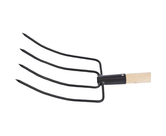 Четырехрогие сенные вилы СИБРТЕХ 210x310мм, с черенком 63807 