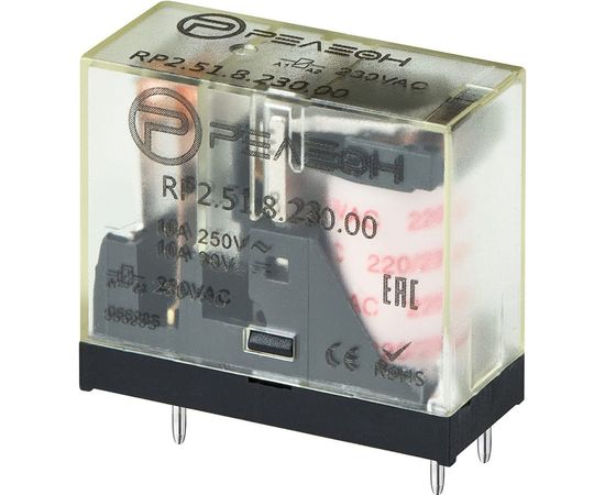 Промежуточное реле РЕЛЕОН 1 перекидной контакта 8А 230В AC RP251823000 