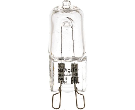 Галогенная лампа Navigator 94 215 JCD9 40Вт clear G9 230В 2000h 4607136942158 128325 
