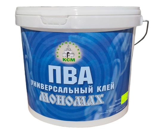 Универсальный клей Мономах ПВА 5л 2пвау5б 