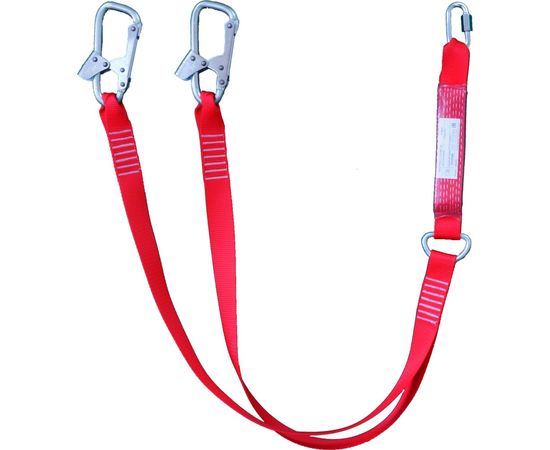 Двойной строп из ленты с амортизатором ПРОГРЕСС СЕФЕТИ Строп аАд+Кс 