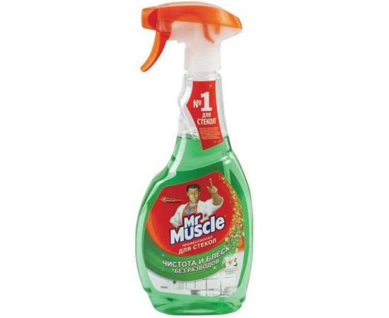 Средство для мытья стекол и зеркал МИСТЕР МУСКУЛ 500 мл Утренняя роса распылитель 600330 