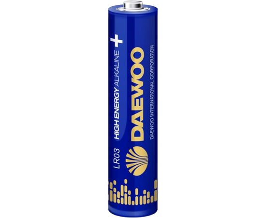 Алкалиновая батарейка DAEWOO LR03 HIGH ENERGY Alkaline 2021 BL-4 5030381 