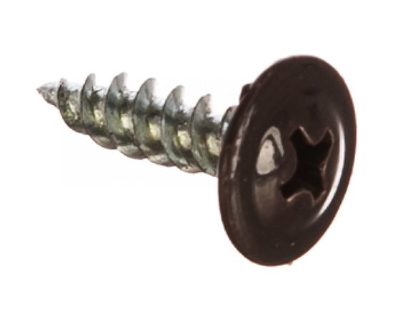 Саморезы с прессшайбой по листовому металлу до 0,9 мм Зубр RAL-8017 PH2 4,2х16 мм 500шт 300191-42-016-8017 