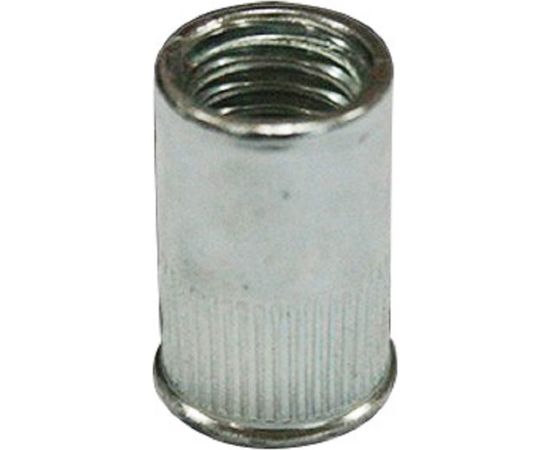 Заклепка-гайка ЦКИ М 6х14.5 Плоск. Уменьш. Рифл. СТ. Ц под пакет 1.0-3.0мм 50409 