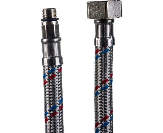 Подводка гибкая (1/2"; 1 м) для воды к смесителям Зубр 51002-100 – изображение 2