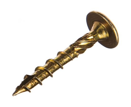 Универсальный саморез ГОСКРЕП конструкц. 6,0 x 40 желт., пресс шайба TX30 16 шт 14-0016740 – изображение 6