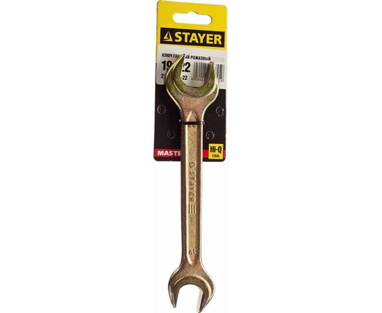 Гаечный рожковый ключ STAYER MASTER 27038-19-22 – изображение 2