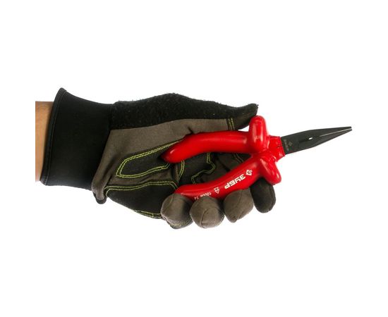 Диэлектрические тонкогубцы, высоковольтные до ~1000В, 160мм Зубр "ЭКСПЕРТ" "ЭЛЕКТРИК" 2214-3-16_z02 – изображение 2