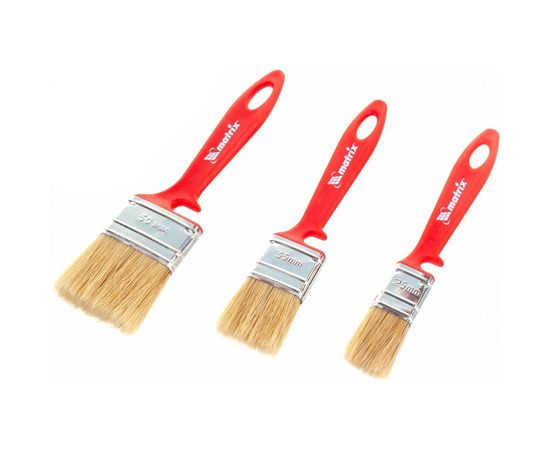 Набор кистей «Эмали» 25мм, 35мм, 50мм MATRIX Color Line 83355 – изображение 2