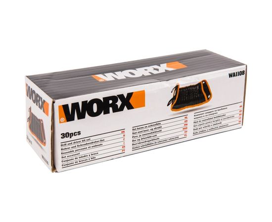Набор оснастки для дрели-шуруповерта 30 шт WORX WA1108 – изображение 2