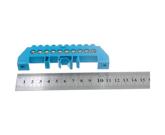 Нулевая шина IEK ШНИ-8x12-10-КС-С в комбинированном DIN-изоляторе тип Стойка ИЭК YNN10-812-10DP-K07 – изображение 2